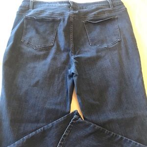 Christopher & Banks button detail bootcut jeans